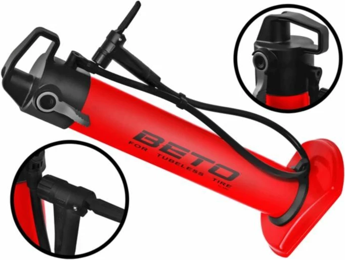 Pompë për goma biçiklete Yakimasport, e kuqe