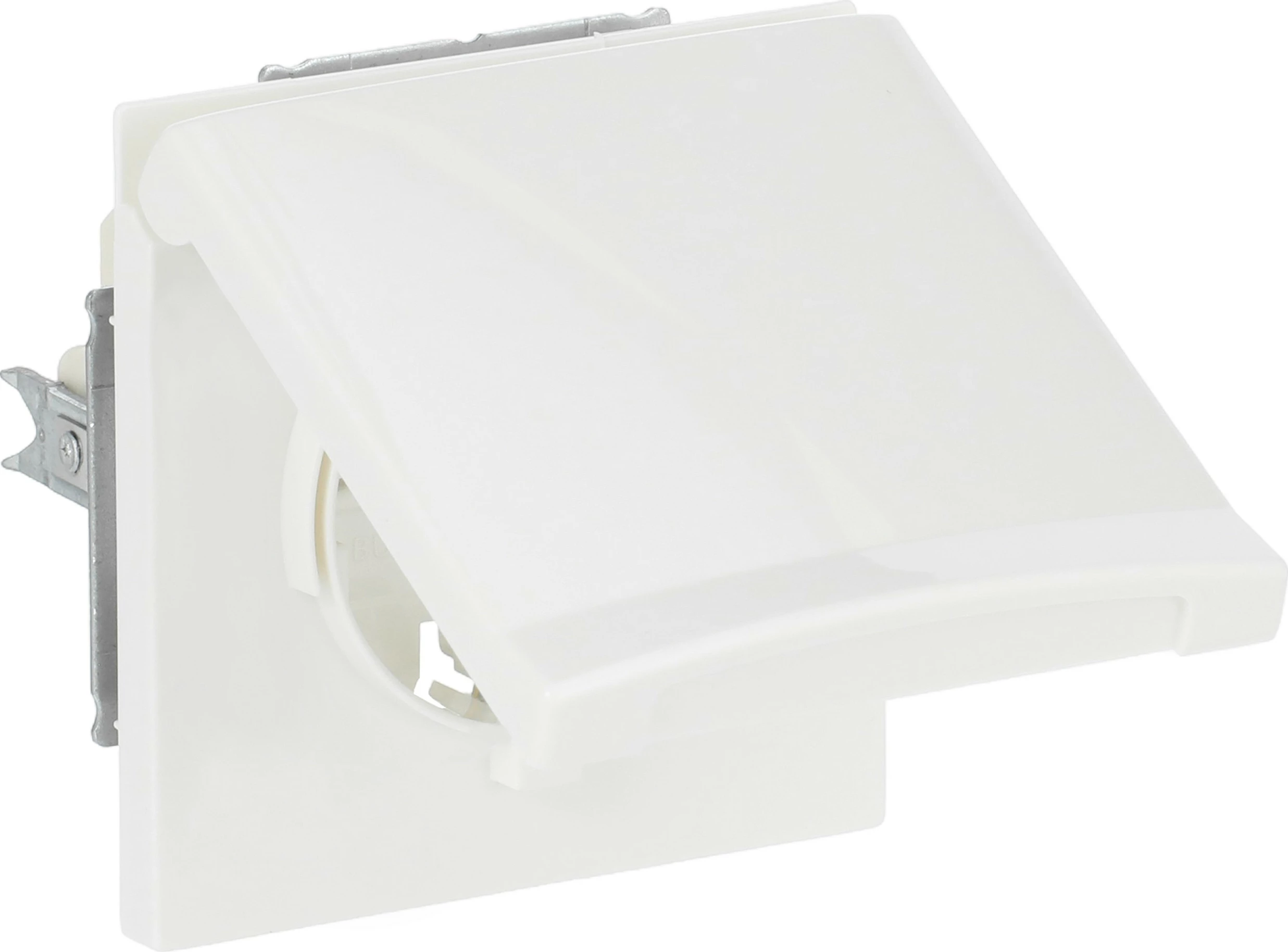 Kapak mbrojtës për prizë/switch Busch-Jaeger 2CKA002064A0289, IP44, 70x70 mm, screwless, blu