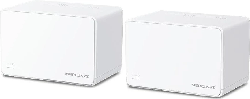 Router DSL Mercusys Halo H80X, Wi-Fi 6, sistem mesh, 2-pako, bardhë