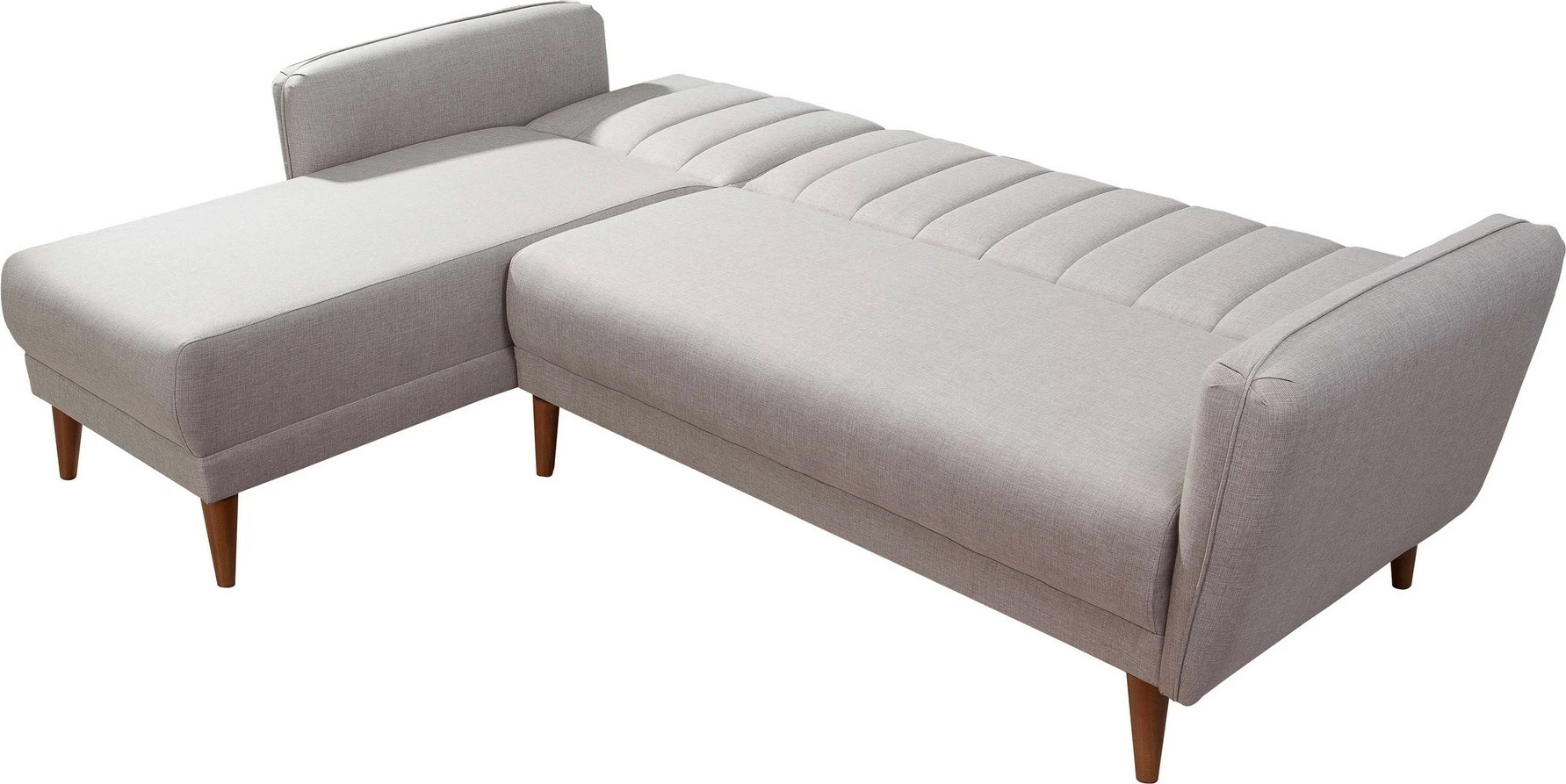 Kënd-sofë krevati Atelier del Sofa, kënd majtas, ngjyrë krem