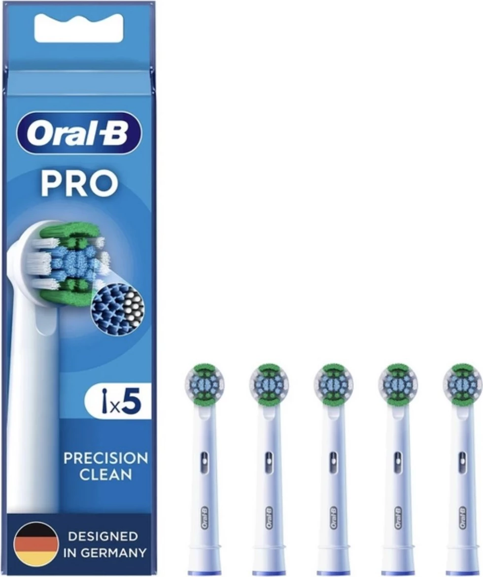 Kokë furçe sonike, Oral-B, 860939 Precision Clean, 5 copë, e bardhë, paketë 5