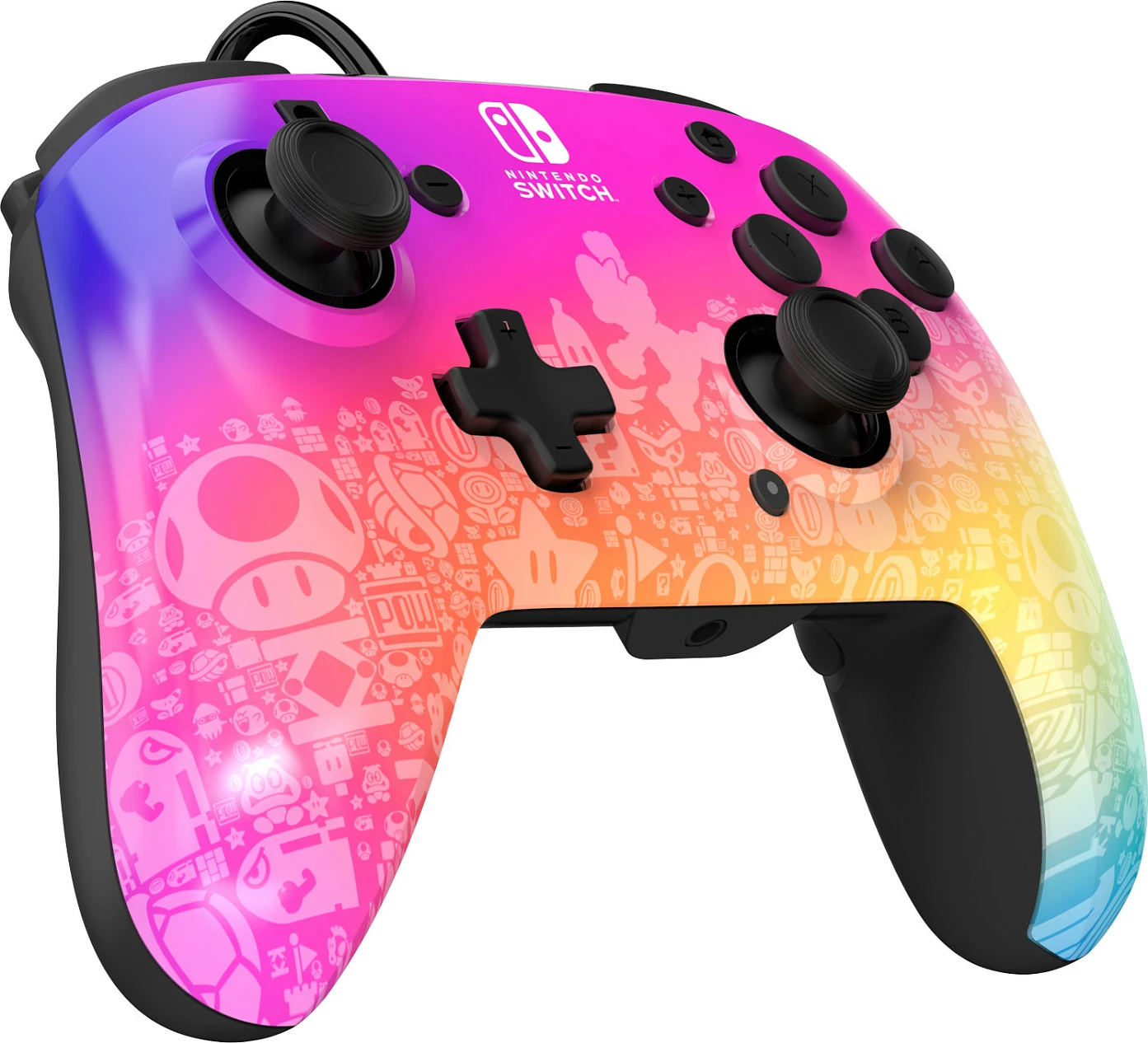 Gamepad PDP REMATCH Wired Controller Star Spectrum, USB, për Nintendo Switch, Multicolor