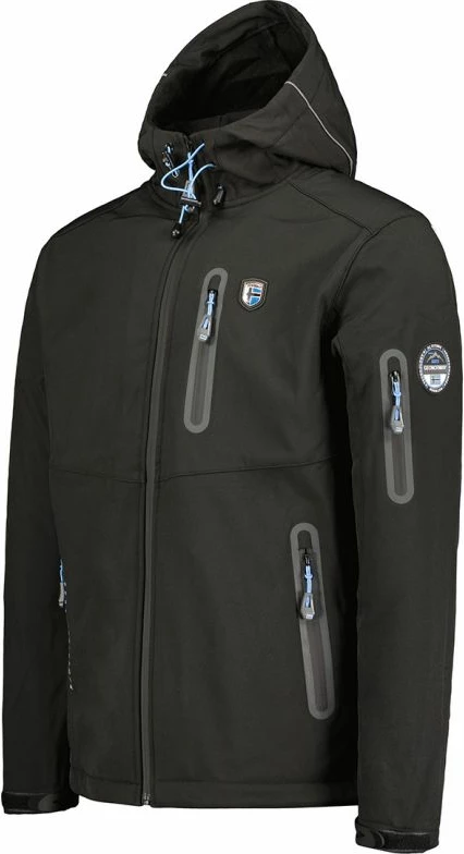 Jakne softshell për meshkuj Geographical Norway, e zezë