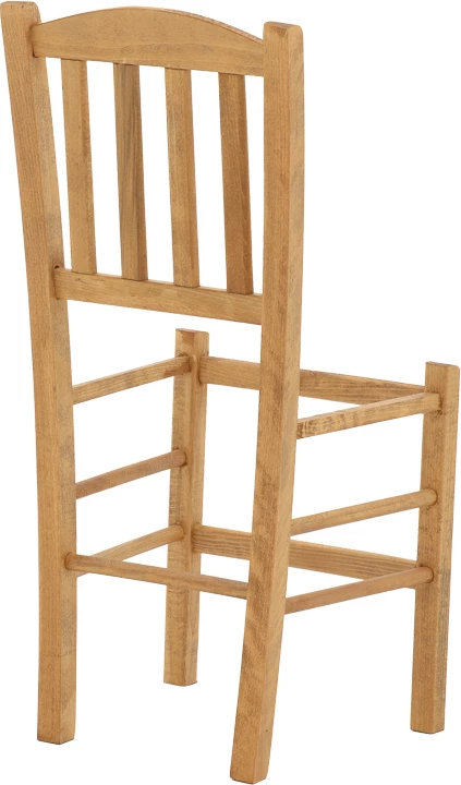 Karrige për kafene Damnir dru ahu, ngjyrë arre, 41x42x92cm