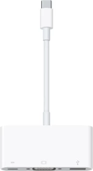 Hub USB, Apple, MJ1L2ZM/A, USB-C në VGA + USB-A + USB-C, e bardhë