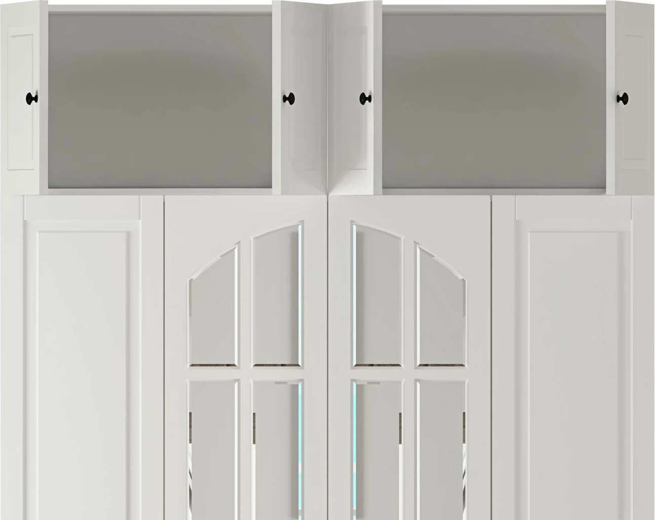 Dollap Skye Decor, Rb-185-17, ngjyrë e bardhë mat