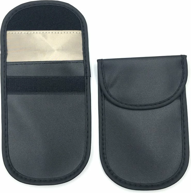 Mbështjellës kundër vjedhjes për çelësa makine Hurtel, Faraday Box, 14x10cm, i zi