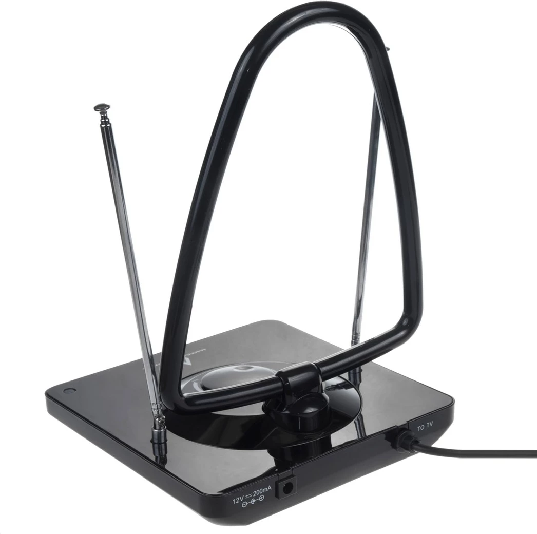 Antenë e brendshme për televizor, Maclean MCTV-963, e zezë