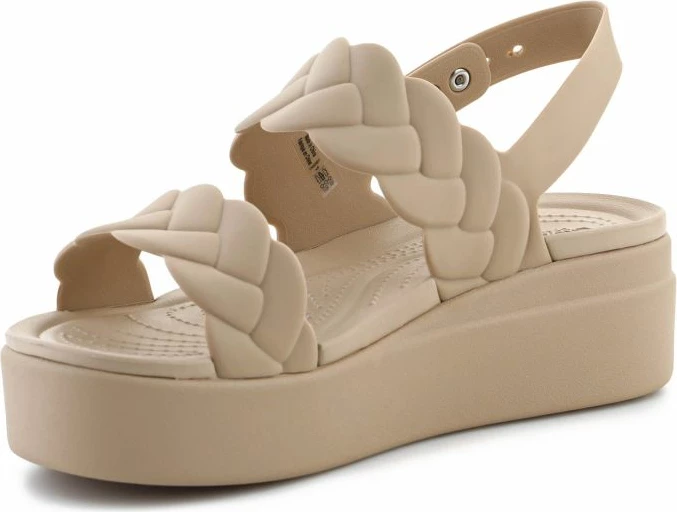 Sandale Crocs femra, bezhë