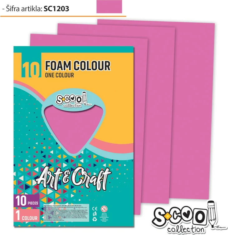 Osh Leter Dekoruese Roze 20X30Cm 1/10 Sc1203