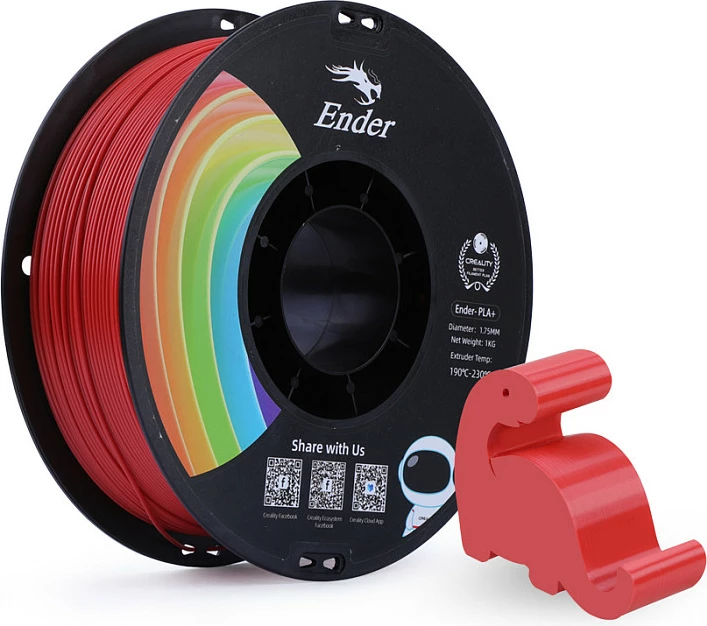 Filament PLA Creality Ender 3301010309, 1.75mm, 1kg, i kuq