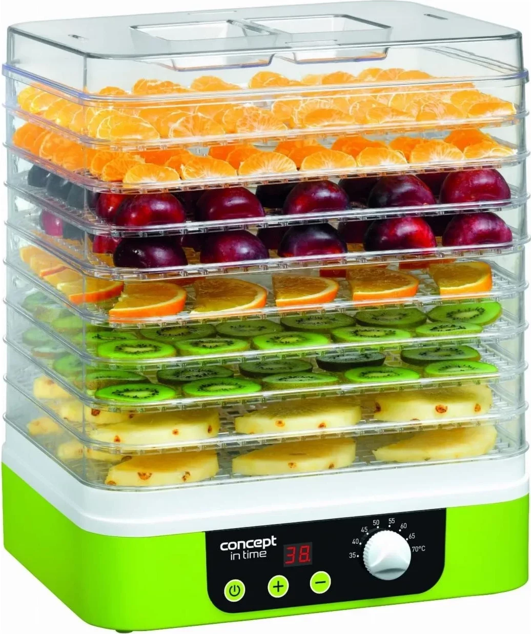 Tharëse ushqimi Concept SO1060, 9 sita, plastikë, e gjelbër
