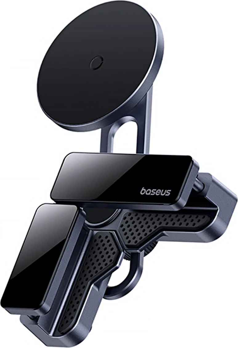 Mbajtës magnetik për celular Baseus MaxView, për ekran makine, MagSafe, Gri