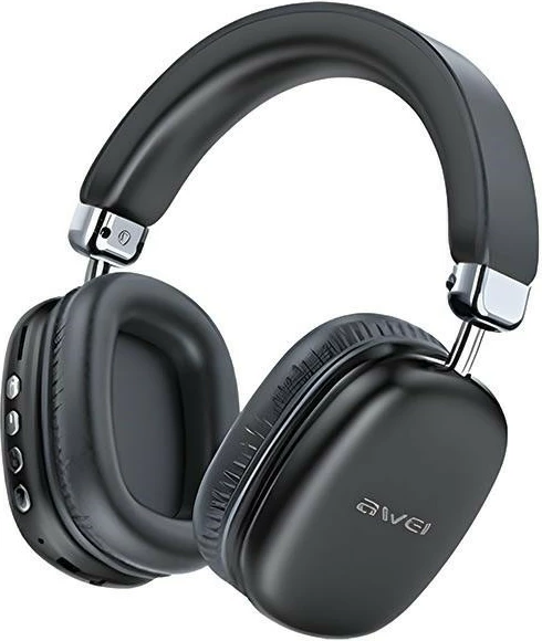 Kufje Bluetooth AWEI AT7 over-ear, e zezë