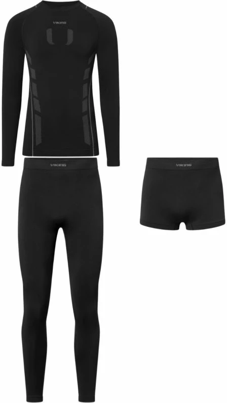 Të brendshme termike për meshkuj Viking, të zeza dhe hiri [Madhësia: XL]