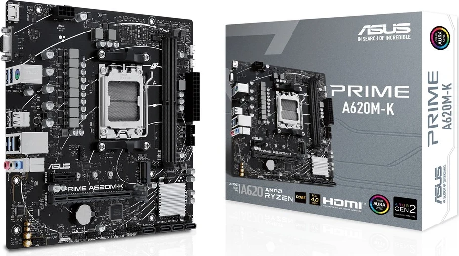 Pllakë amë ASUS PRIME A620M-K, Socket AM5, micro ATX