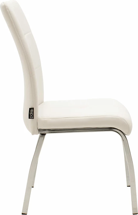 Karrige Ariadne PU ngjyrë bardhë-krom këmbë