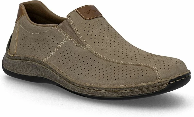 Këpucë lëkure për meshkuj Rieker 05272-64, kafe