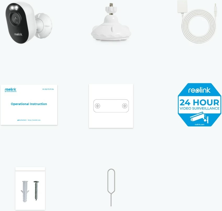 Kamerë sigurie Reolink Lumus Series E430, 4MP, Wi-Fi 2.4/5 GHz, natë me ngjyra, IP65