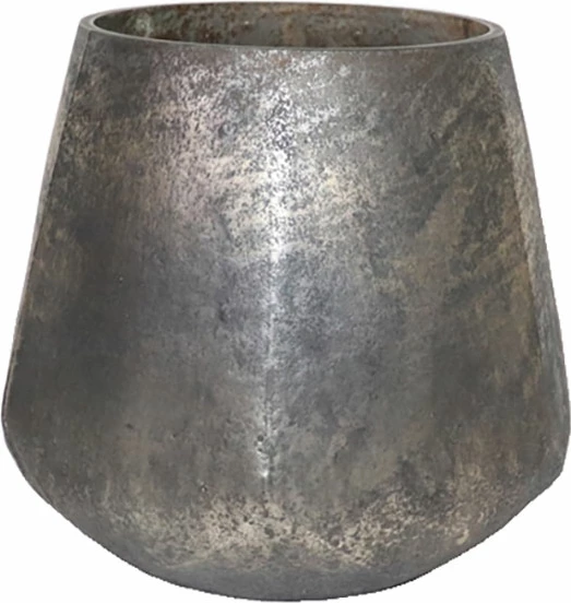 Mbajtës qirinjsh Campal, xham, ngjyrë ari, bronzi, argjendi, 18x18x16cm