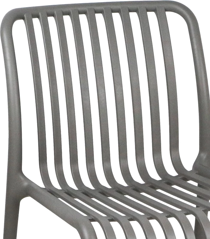 Karrige Zoi pp, ngjyrë antracit, 42x58x79cm