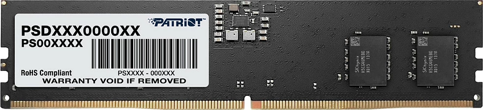 RAM Memorje Patriot Signature Line 16GB DDR5 4800MHz DIMM e zezë