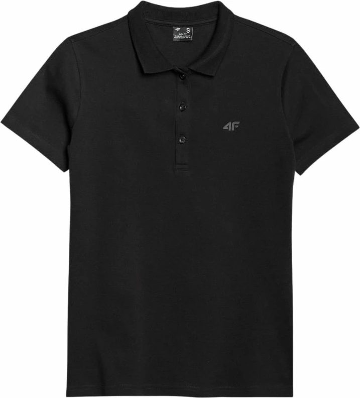 Maicë polo për femra 4F, e zezë