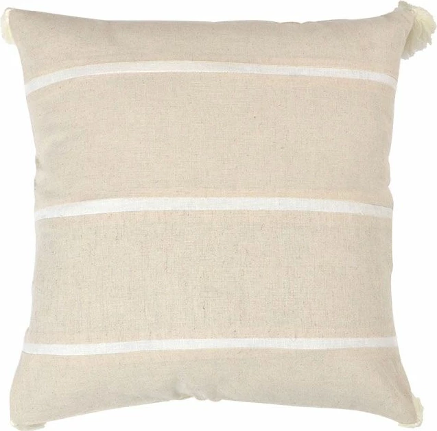 Jastëk dekorativ Ammos 7, pambuk, ngjyrë bezhë, 45x45cm