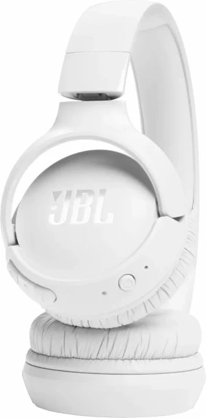 Kufje JBL Tune 520BT, Bluetooth 5.3, wireless over-ear, 57 orë bateri, të bardha
