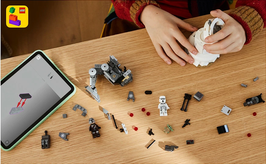 Set ndërtimi LEGO Star Wars 75444 AT-RT Attack, 297 pjesë, shumëngjyrësh