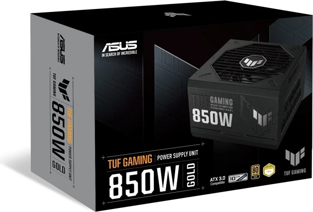 Furnizimi me energji ASUS TUF Gaming 850W Gold, 24-pin ATX, ATX, e Zezë