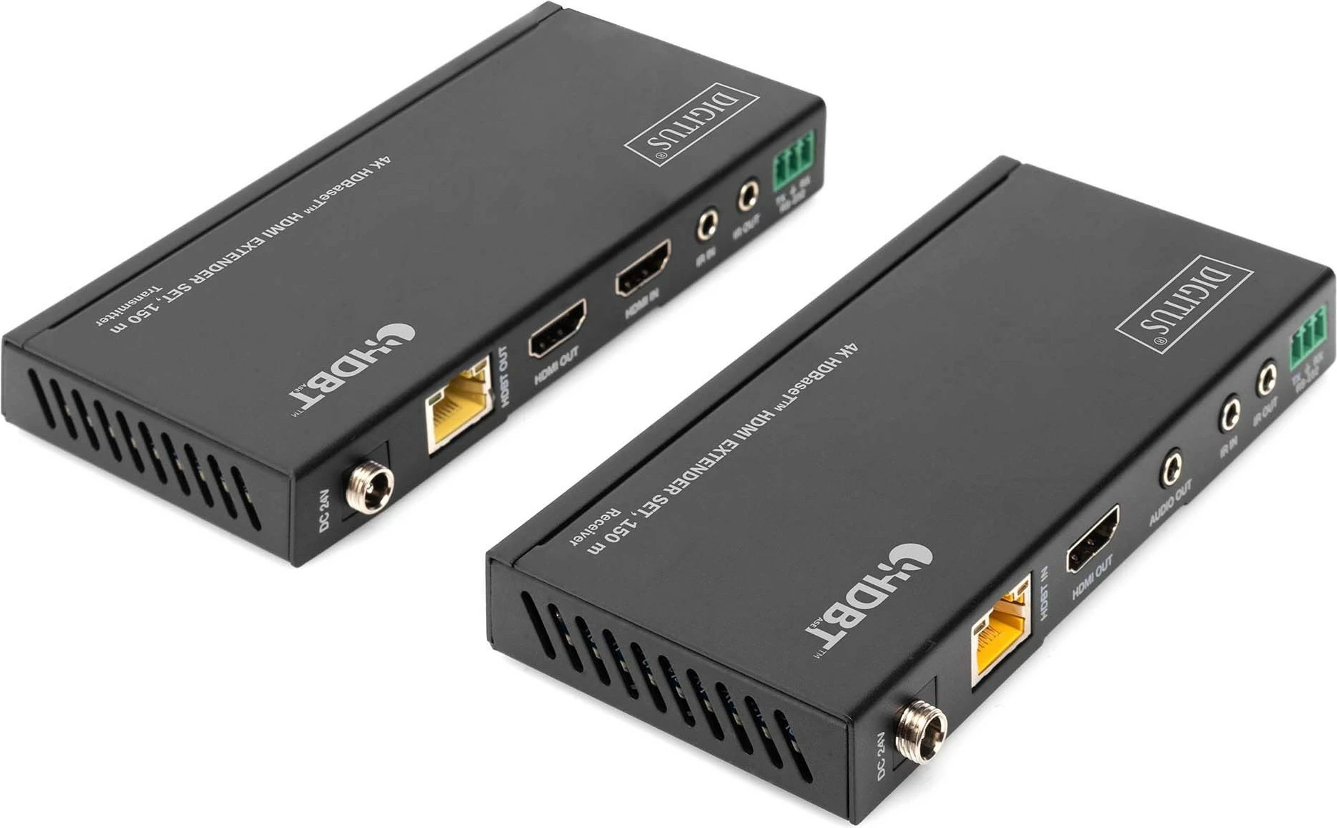 HDMI Extender Set Digitus HDBaseT 4K, 150m, AV transmetues & pranues, i zi