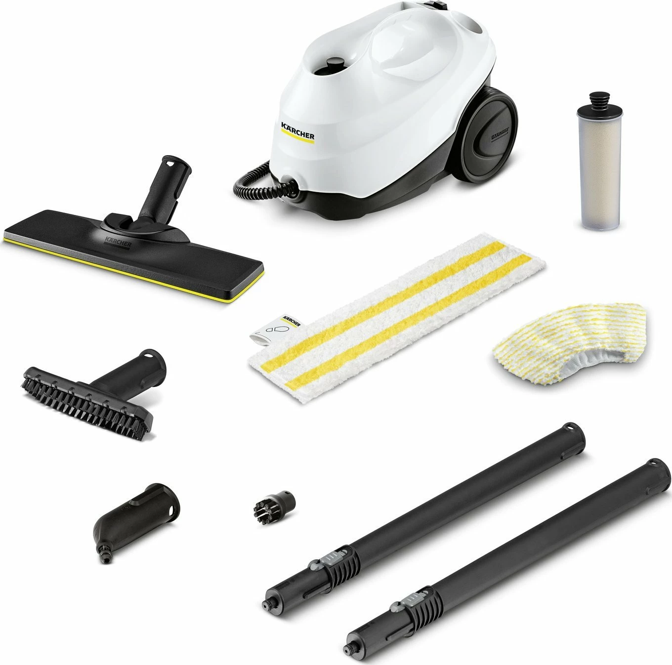 Pastrues me avull Karcher SC 3 EasyFix 1.513-650.0, 1900W, 1L, 3.5 bar, kabllo 4 m, i bardhë, set me aksesorë