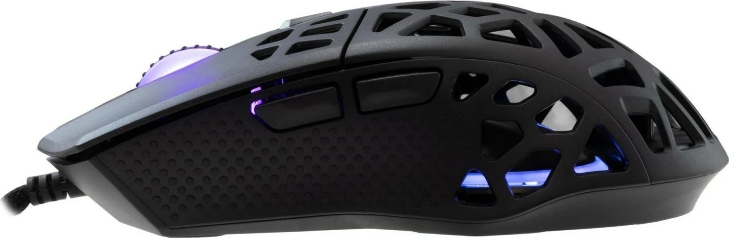 Maus gaming White Shark Caradoc, 7200 DPI, RGB, e zezë