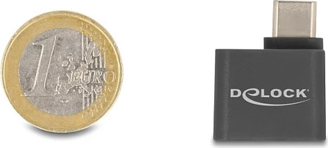 Adapter DeLOCK USB-C në HDMI, 4K 30Hz, DP Alt Mode, i zi