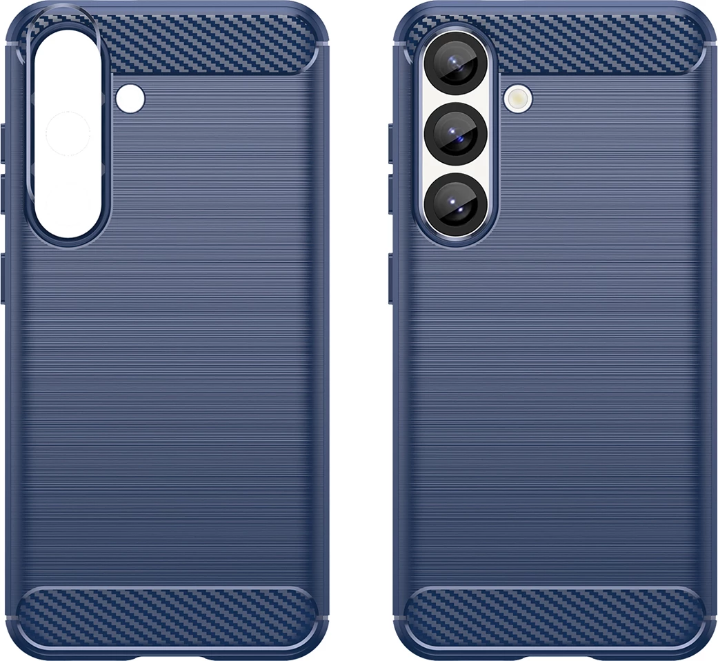 Mbështjellës Hurtel Carbon Case për Samsung Galaxy S25, Blu