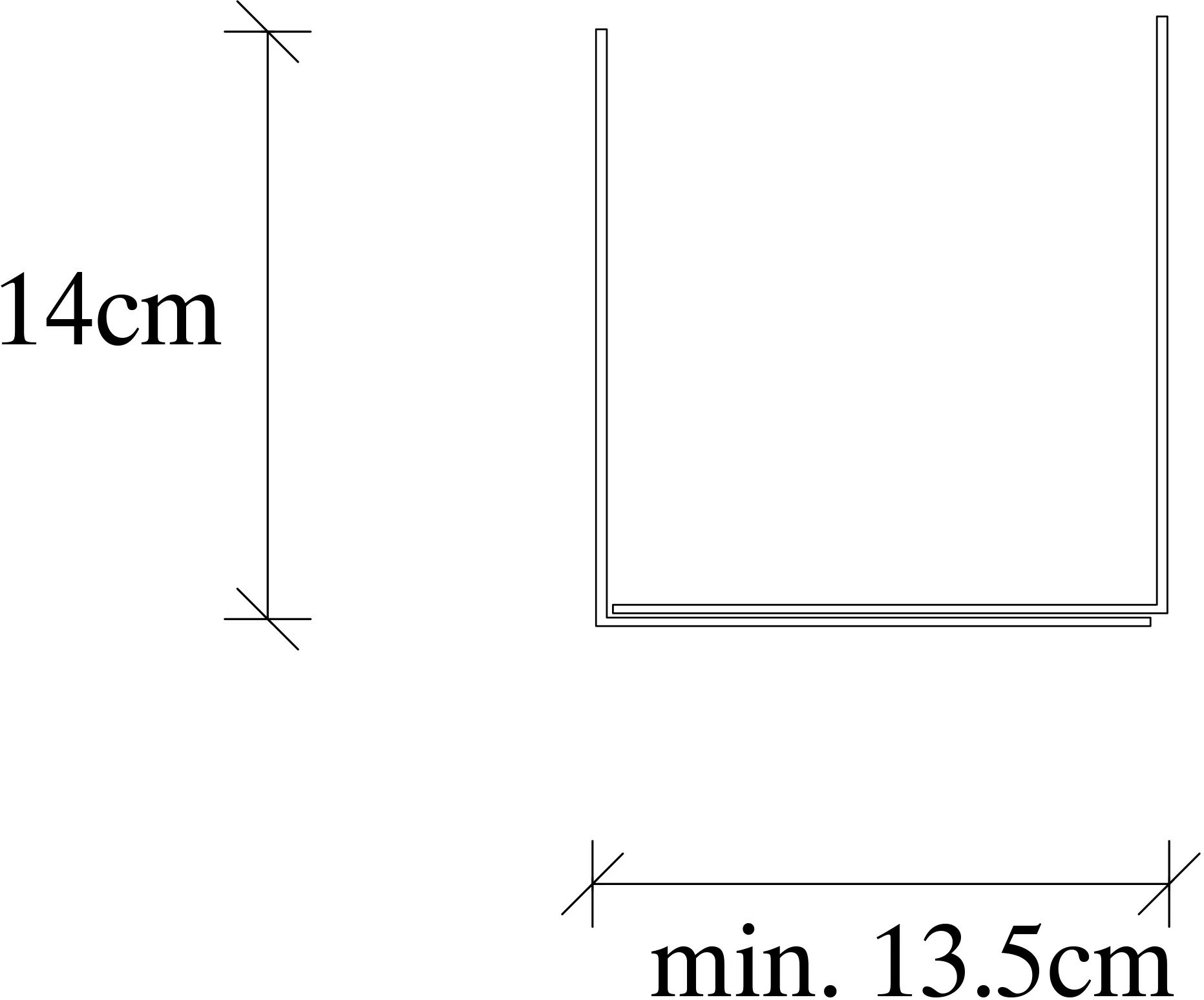 Mbajtës librash metalik, dizajn modern, ngjyrë e zezë, 13.5x13x14cm