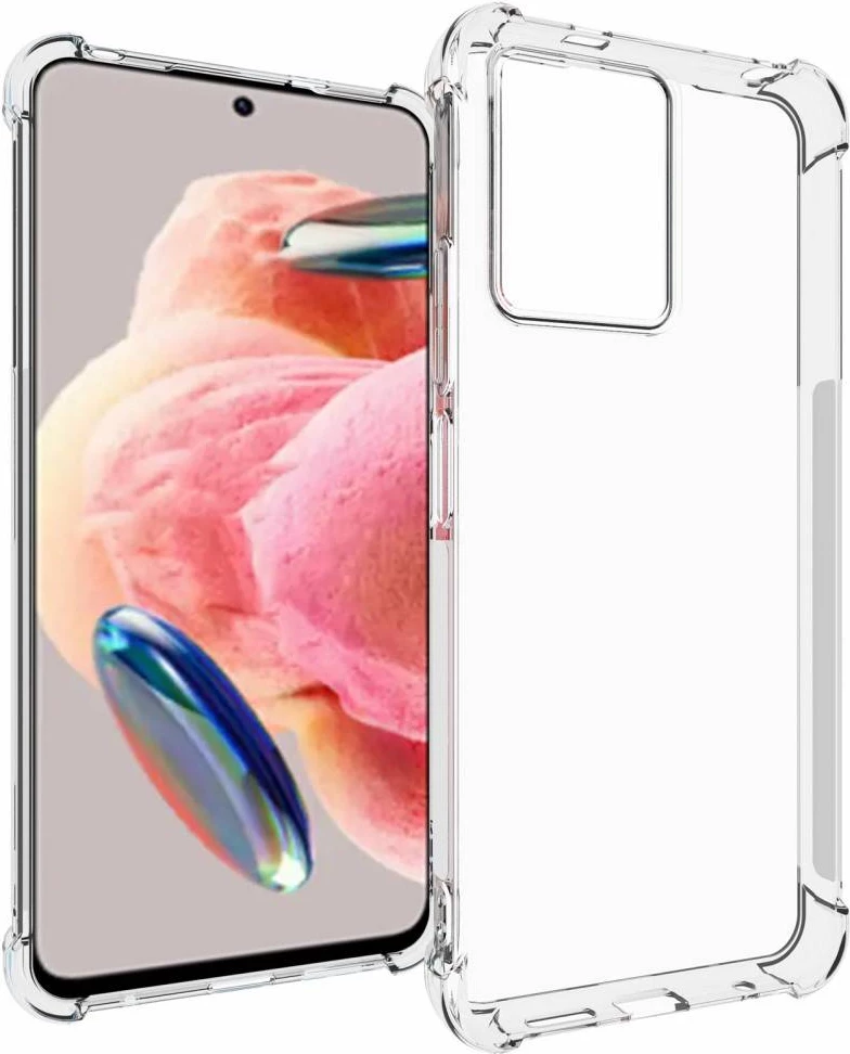 Mbështjellës ONASI për Xiaomi Redmi Note 12 4G, silikon antishok, transparent