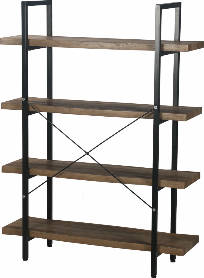 Raft librash Brick-Urban, ngjyrë arre e zezë, 105x32x140