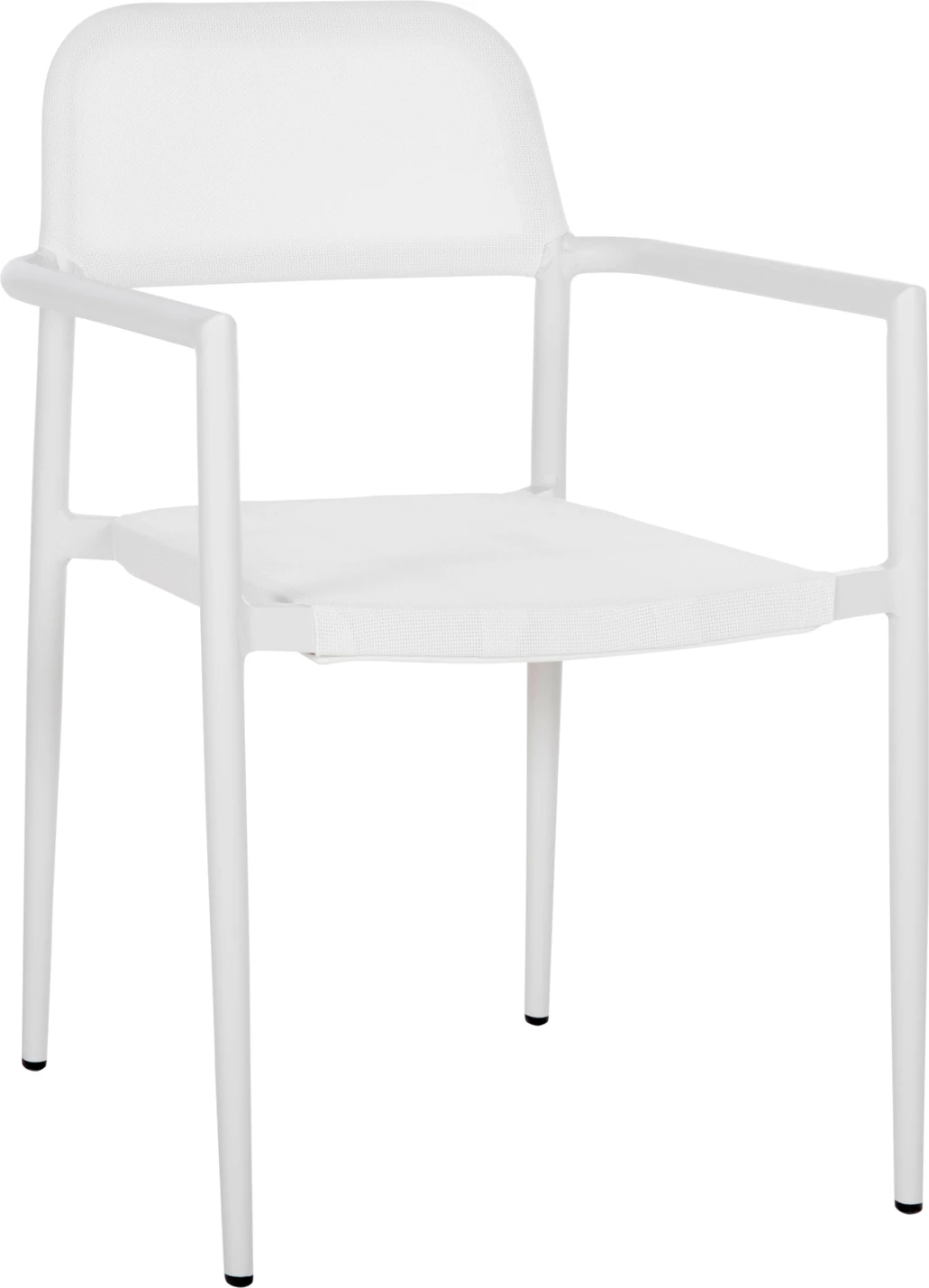 Karrige alumini RONNY FH5998.02 kornizë e bardhë & tekstilene e bardhë 53x51x80H cm