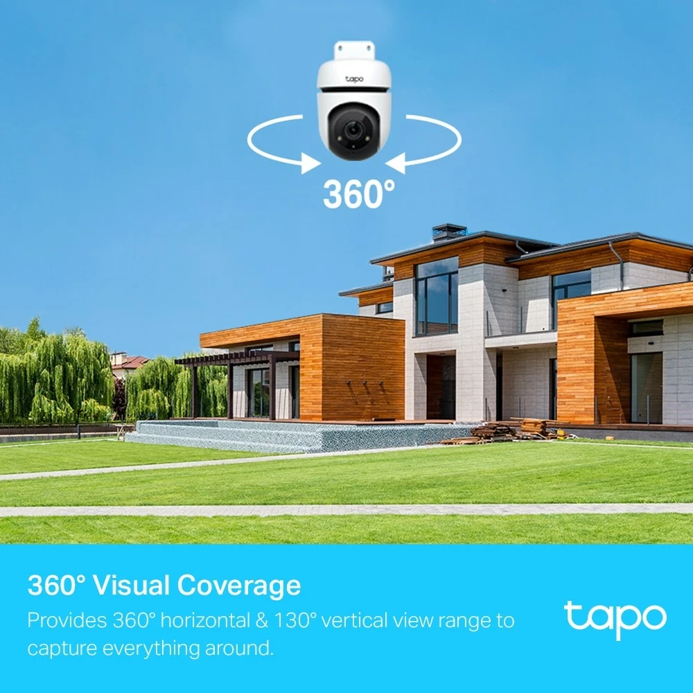 TP-Link Tapo C500 - Outdoor Pan/Tilt Security WiFi Camera, White