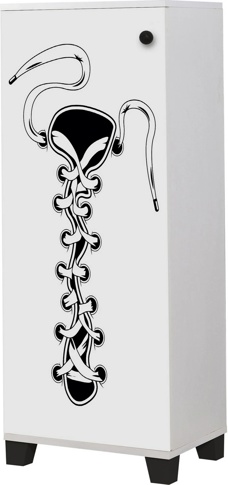 Dollap këpucësh Hanah Home, Filinta Bağcık, bardhë