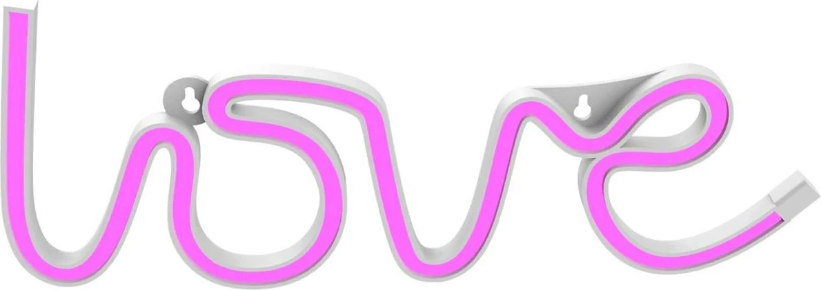 Llambë LED neon Muitomas Love Type-C rozë