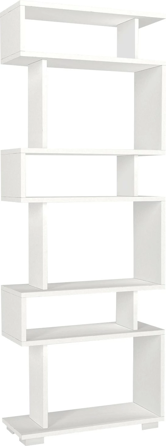 Raft librash Hanah Home, Blok, i bardhë
