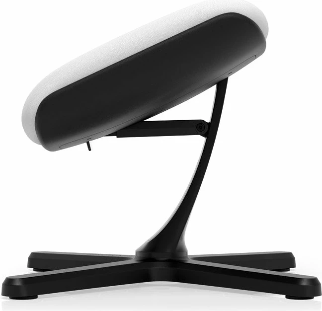 Mbështetëse këmbësh Noblechairs White Edition GAGC-313, kënd i rregullueshëm 45°, memory foam, PU lëkurë, 49×40×45 cm, e bardhë