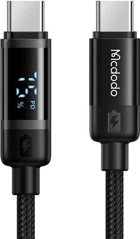 Kabllo USB-C në USB-C Mcdodo CA-5780, 1.2m, 60W, e zezë