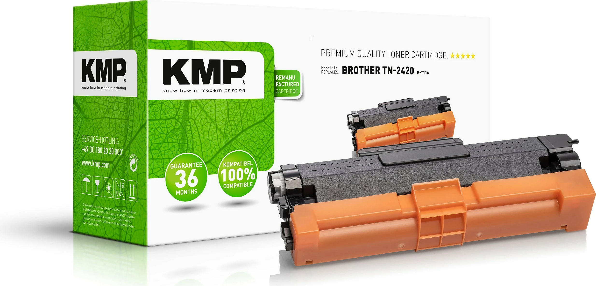 Toner KMP B-T116 kompatibil Brother TN-2420, standard yield, i zi