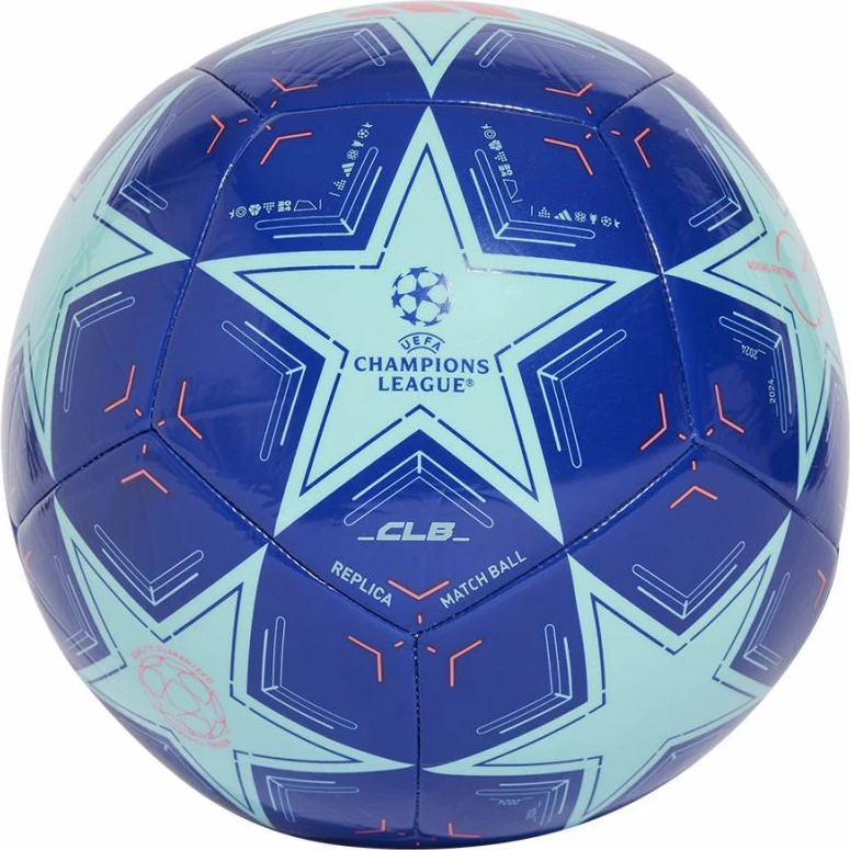 Top futbolli adidas, i kaltër [Madhësia: 5]