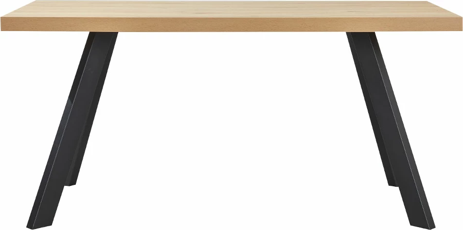 Tavolinë DRUVO, ngjyrë natyrale, 160x80x76