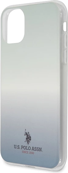 Mbështjellës U.S. Polo Assn. USHCN58TRDGLB për iPhone 11 Pro, Pattern Gradient, Kaltër